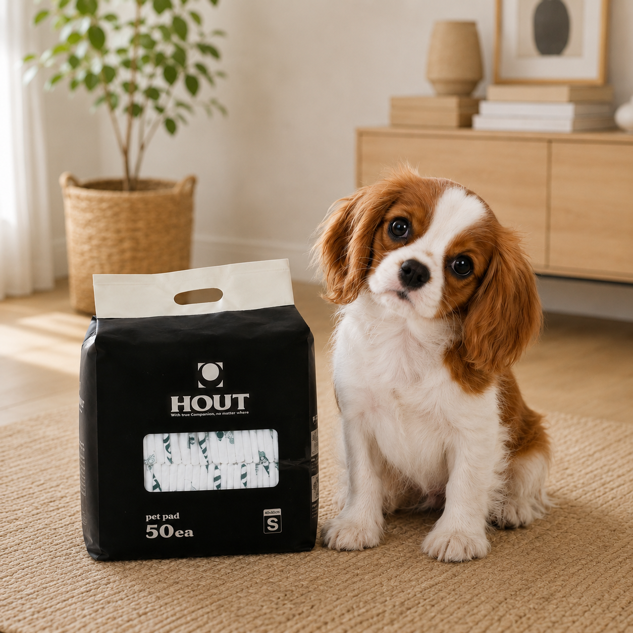 HOUT スウィフト ペットシーツ Sサイズ 犬猫用トイレシート パッケージ